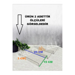 (2 Adet 20 x15 cm)Çekmece Içi Baharatlık Düzenleyici BOŞ Stant (KAVANOZLARI HARİÇTİR)