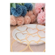 Gold Çerçeveli Boş Pleksi Kalp Söz Nişan, Nikah, Kına Hediyeliği, 7 cm (25 Adet)