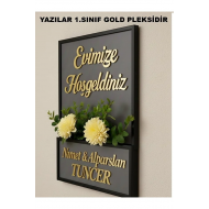 ANTRASİT GOLD KAPI SÜSÜ (20*30cm)