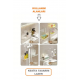 PLEKSİ LAVABO ARKASI DÜZENLEYİCİ  RAF (10*40cm)