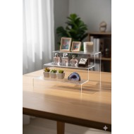 PLEKSİ MERDİVEN 3 KATLI 30CM