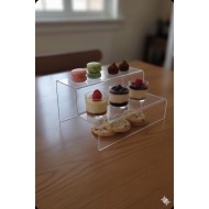 PLEKSİ MERDİVEN 2 KATLI 30 CM