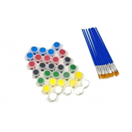 6'LI BOYA VE FIRÇA SETİ