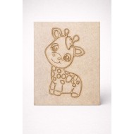 ZÜRAFA BOYAMA (15*21cm)