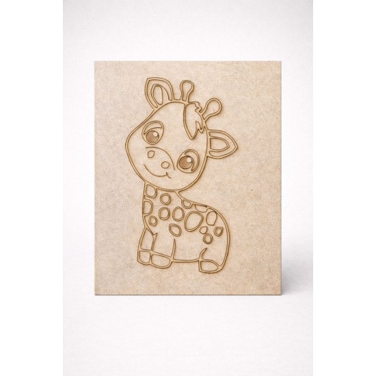 ZÜRAFA BOYAMA (15*21cm)