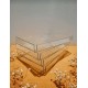 4 ADET TEK KİŞİLİK PLEKSİ SUNUMLUK TEPSİ (14*22 CM)